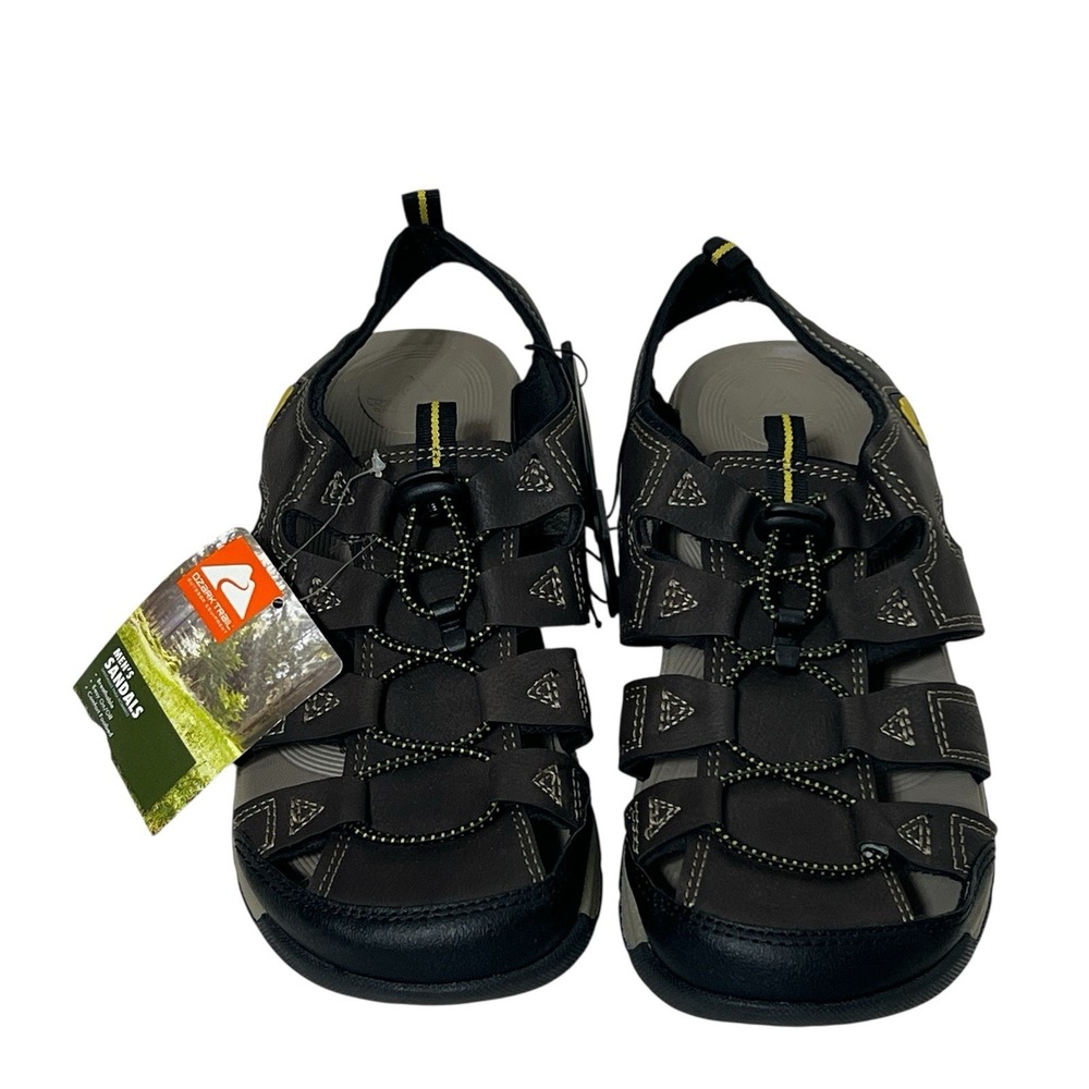 Ozark Trail Closed Toe Mens Sz 7‎ Brown Fisherman Sandals Outdoor Hiking Walking